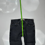 Levis Jeans - 36W 29L Black Cotton