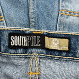 Southpole Cargo Denim Shorts - 26W US 4 Blue Denim