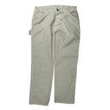 Dickies Carpenter Trousers - 34W 31L White Cotton