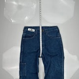 Bulwark Carpenter Pants - 33W 32L Blue Cotton
