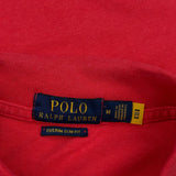 Polo By Ralph Lauren Slim Fit Polo Shirt - Medium Red Cotton