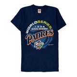1998 San Diego Padres Fruit Of The Loom Mlb T-Shirt - Small Navy Cotton