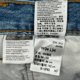 501 Levis Jeans - 34W 34L Blue Cotton