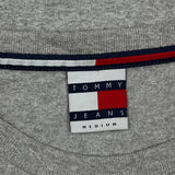 Tommy Jeans Spellout T-Shirt - Medium Grey Cotton