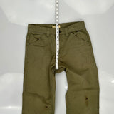 Blue Mountain Carpenter Trousers - 30W 31L Green Cotton