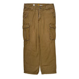 Carhartt Double Knee Cargo Pants - 34W 30L Brown Cotton
