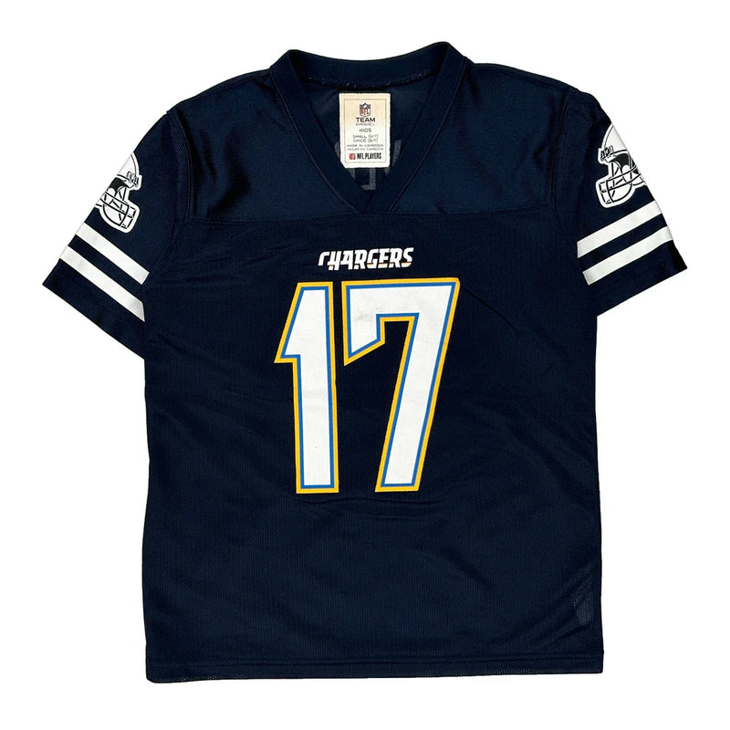 Chargers, Age 6-7 Nfl Football Jersey - Small Navy Polyester