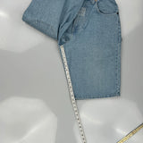 Boss Denim Shorts - 30W 11L Light Wash Denim