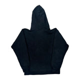 Flame Logo Thrasher Graphic Hoodie - Medium Black Cotton Blend