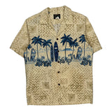 Unbranded Hawaiian Shirt - Medium Blue Cotton