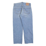 LEVI'S 501 Mens Jeans Blue Regular Straight Denim Light W32 L26 Button Closure