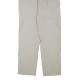 MAMMUT Mens Polyester Blend Beige Regular Zip Trousers W28 L33 Outdoor Walking