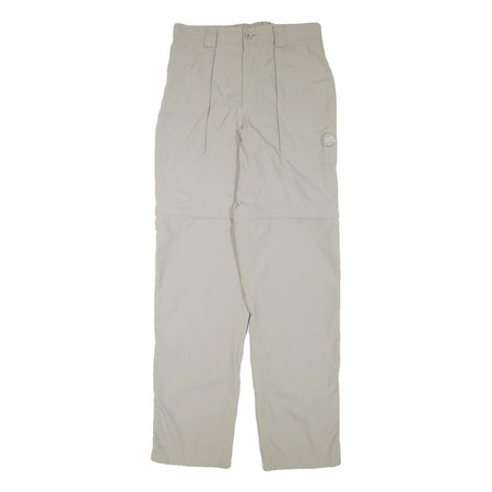 MAMMUT Mens Polyester Blend Beige Regular Zip Trousers W28 L33 Outdoor Walking