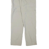 MAMMUT Mens Polyester Blend Beige Regular Zip Trousers W28 L33 Outdoor Walking