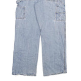 DICKIES Mens Regular Fit Light Blue Denim Jeans W32 L29 Carpenter Style Zip