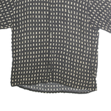 CAMPIA MODA Mens Black & Cream Patterned Summer Shirt XL Casual Fashion
