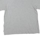 LEVI'S Mens Grey Cotton Blend Graphic T-Shirt XL Short Sleeve Round Neck Casual
