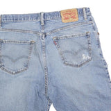 LEVI'S Mens Denim Blue Shorts M W30 Casual Cotton Classic Fit Distressed
