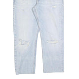 TOMMY HILFIGER Mens Regular Fit Straight Denim Light Blue W34 L27 Casual Button