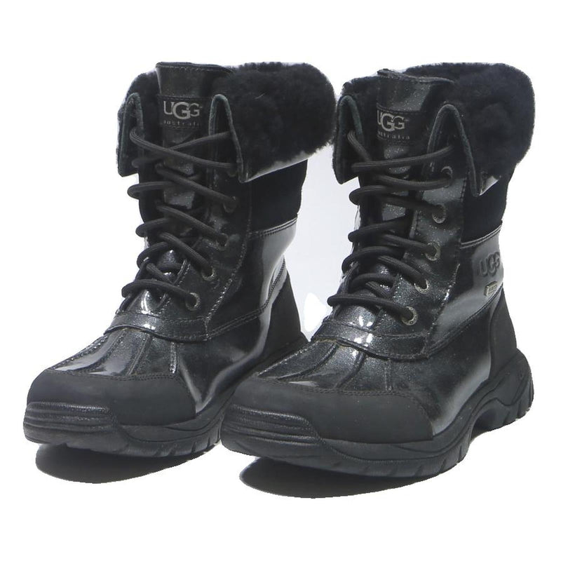 UGG Adirondack Boot Womens Black Synthetic UK 3 Winter Outdoor Waterproof