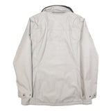 JACK WOLFSKIN Womens White Jacket L Polyester Blend Zip Outdoor Warm Winter