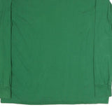 POLO RALPH LAUREN Mens Green Long Sleeve T-Shirt Crew Neck Pocket L Cotton