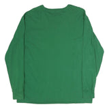POLO RALPH LAUREN Mens Green Long Sleeve T-Shirt Crew Neck Pocket L Cotton