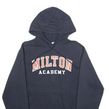 CHAMPION Mens Navy Miloton Academy Pullover Hoodie S Cotton Blend Casual