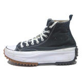 CONVERSE Run Star Hike Mens High Top Trainers Black & White Canvas UK 8.5 Chunky