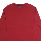 POLO RALPH LAUREN Mens Red XL Long Sleeve Crew Neck Cotton Classic T-Shirt