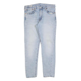 LEVI'S 512 BIG E Mens Slim Jeans Blue Denim Light W33 L30 Classic Cotton Blend