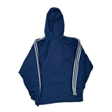 Adidas Jacket - Large Blue Polyester