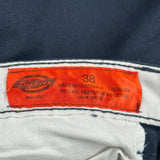 Dickies Cargo Shorts - 37W 11L Navy Cotton