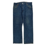 517 Levis Boot Cut Jeans - 35W 30L Blue Cotton
