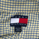 Tommy Hilfiger Checked Short Sleeve Shirt - 2XL Blue Cotton