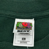 Workhorse Fruit Of The Loom Graphic T-Shirt - XL Green Cotton Blend