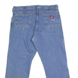 DICKIES Mens Blue Regular Fit Straight Denim Light W38 L28 Classic Style Jeans