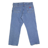 DICKIES Mens Blue Regular Fit Straight Denim Light W38 L28 Classic Style Jeans