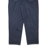 TRACK Mens Relaxed Blue Denim Jeans W38 L30 Zip Cotton Blend Casual Comfort