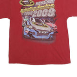 DELTA PRO WEIGHT Mens Red NASCAR Sprint Cup Series 2008 Graphic T-Shirt L Short