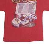 DELTA PRO WEIGHT Mens Red NASCAR Sprint Cup Series 2008 Graphic T-Shirt L Short