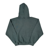 Russell Athletic Hoodie - Large Grey Cotton Blend