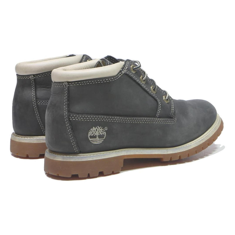 TIMBERLAND Womens Grey Leather Ankle Boots UK 6 Durable Comfortable Outdoor