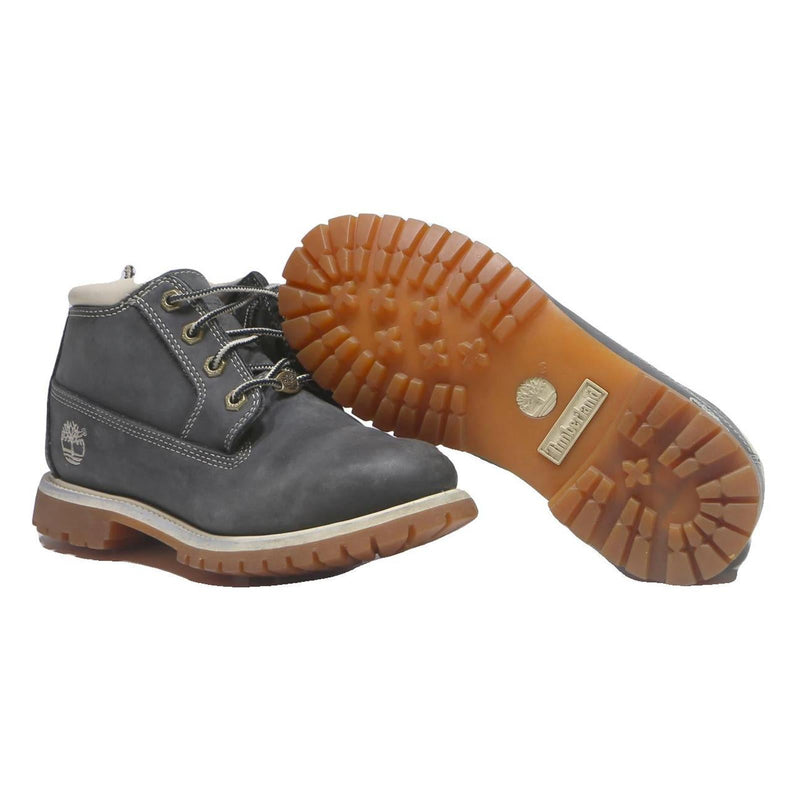 TIMBERLAND Womens Grey Leather Ankle Boots UK 6 Durable Comfortable Outdoor