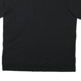 POLO RALPH LAUREN Mens Black & Yellow Short Sleeve Plain L Cotton Blend Polo