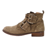 OXMOX Ankle Boots Brown Leather Womens UK 7