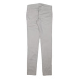 DICKIES Womens Slim Beige Cotton Blend Slim Leg Trousers W27 L31 Workwear Casual