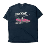 Screen Stars Graphic T-Shirt - 2XL Black Cotton Blend