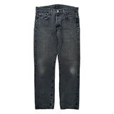 501 Levis Jeans - 33W 32L Grey Cotton