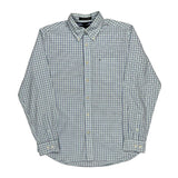 Tommy Hilfiger Checked Shirt - Medium Blue Cotton